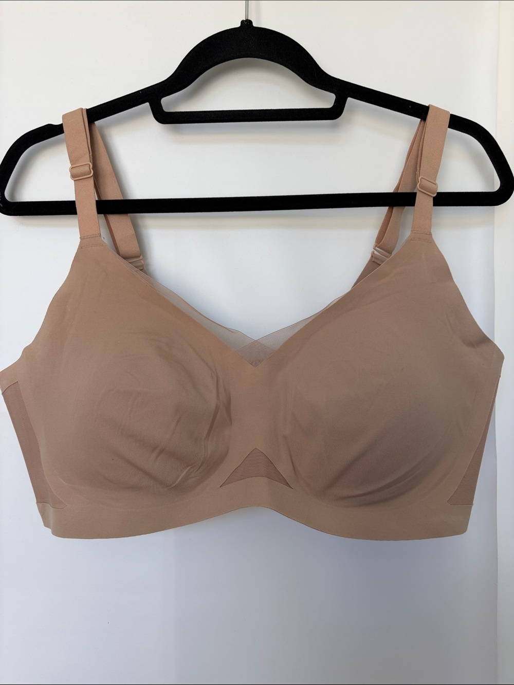 Honeylove Crossover Bra Seamless Nude Full-Coverage Wireless Bra 1X